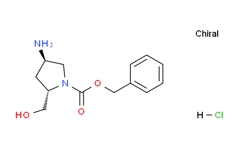 CAS No. 1279026-55-9, (2S,4R)-1-Cbz-2-Hydroxymethyl-4-aminopyrrolidine hydrochloride
