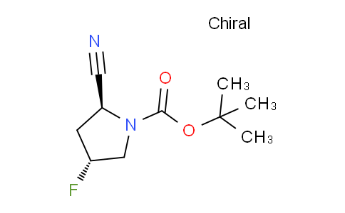 CAS No. 1330286-47-9, (2S,4R)-tert-Butyl 2-cyano-4-fluoropyrrolidine-1-carboxylate