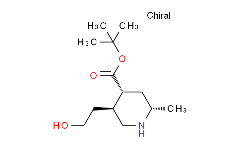 CAS No. 1417789-09-3, (2S,4R,5S)-tert-Butyl 5-(2-hydroxyethyl)-2-methylpiperidine-4-carboxylate