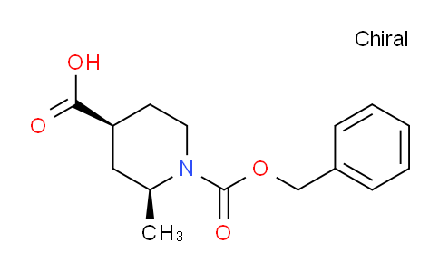CAS No. 2381714-92-5, (2S,4S)-1-((Benzyloxy)carbonyl)-2-methylpiperidine-4-carboxylic acid
