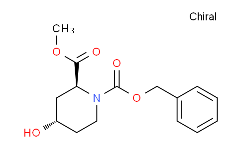 CAS No. 403503-43-5, (2S,4S)-1-Benzyl 2-methyl 4-hydroxypiperidine-1,2-dicarboxylate