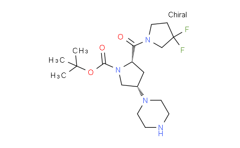 MC620835 | 869489-00-9 | (2S,4S)-1-Boc-2-(3,3-difluoropyrrolidine-1-carbonyl)-4-(1-piperazinyl)pyrrolidine