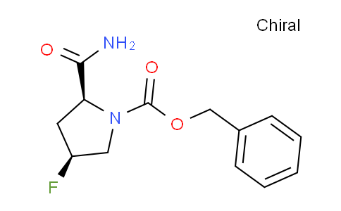 CAS No. 1095228-52-6, (2S,4S)-Benzyl 2-carbamoyl-4-fluoropyrrolidine-1-carboxylate