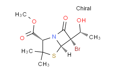 CAS No. 80629-46-5, (2S,5R,6S)-Methyl 6-bromo-6-((R)-1-hydroxyethyl)-3,3-dimethyl-7-oxo-4-thia-1-azabicyclo[3.2.0]heptane-2-carboxylate