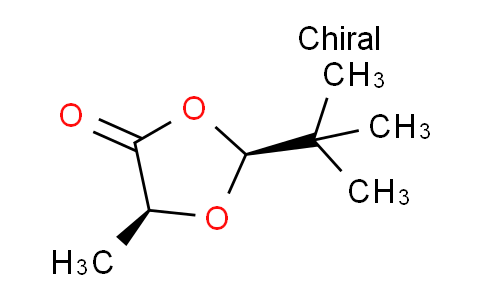 CAS No. 81037-06-1, (2S,5S)-2-(tert-Butyl)-5-methyl-1,3-dioxolan-4-one