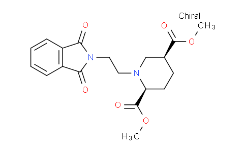 CAS No. 144660-61-7, (2S,5S)-Dimethyl 1-(2-(1,3-dioxoisoindolin-2-yl)ethyl)piperidine-2,5-dicarboxylate