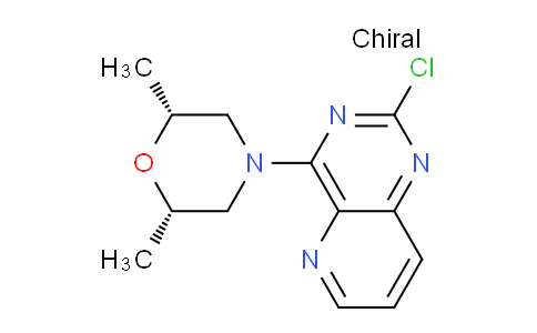 CAS No. 1542141-96-7, (2S,6R)-4-(2-Chloropyrido[3,2-d]pyrimidin-4-yl)-2,6-dimethylmorpholine