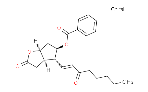 CAS No. 40834-86-4, (3aR,4R,5R,6aS)-2-Oxo-4-((E)-3-oxooct-1-en-1-yl)hexahydro-2H-cyclopenta[b]furan-5-yl benzoate