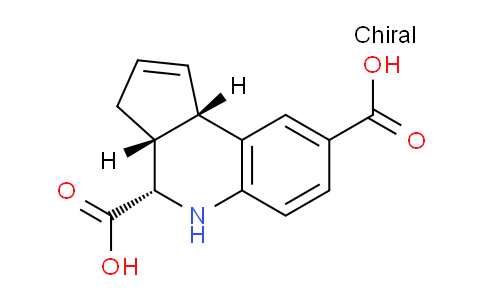 CAS No. 1415811-74-3, (3aR,4S,9bS)-3a,4,5,9b-Tetrahydro-3H-cyclopenta[c]quinoline-4,8-dicarboxylic acid