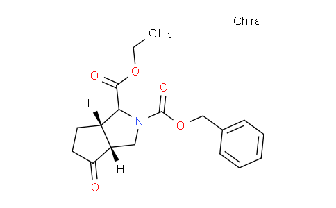 CAS No. 1958050-40-2, (3AR,6aS)-2-benzyl 1-ethyl 4-oxohexahydrocyclopenta[c]pyrrole-1,2(1H)-dicarboxylate