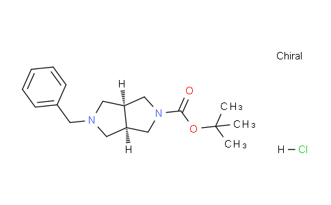 CAS No. 445309-98-8, (3AR,6aS)-tert-butyl 5-benzylhexahydropyrrolo[3,4-c]pyrrole-2(1H)-carboxylate hydrochloride
