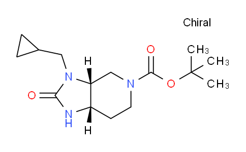 CAS No. 1958063-29-0, (3aR,7aS)-tert-Butyl 3-(cyclopropylmethyl)-2-oxohexahydro-1H-imidazo[4,5-c]pyridine-5(6H)-carboxylate