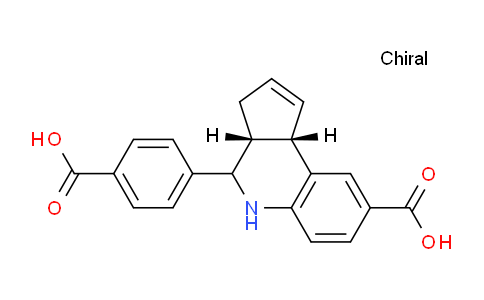 CAS No. 1013792-05-6, (3aR,9bS)-4-(4-Carboxyphenyl)-3a,4,5,9b-tetrahydro-3H-cyclopenta[c]quinoline-8-carboxylic acid