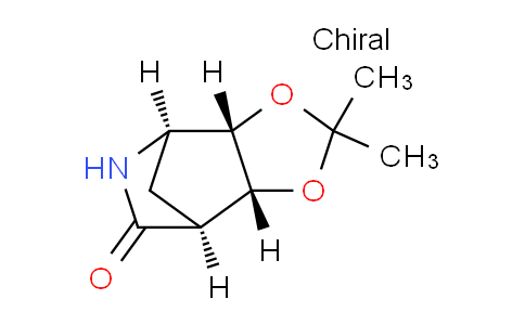 CAS No. 178032-63-8, (3aS,4R,7S,7aR)-2,2-dimethyltetrahydro-4,7-methano[1,3]dioxolo[4,5-c]pyridin-6(3aH)-one