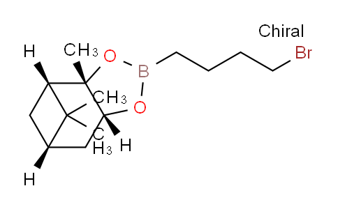 CAS No. 165881-36-7, (3aS,4S,6S,7aR)-2-(4-Bromobutyl)-3a,5,5-trimethylhexahydro-4,6-methanobenzo[d][1,3,2]dioxaborole