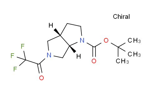 CAS No. 370880-15-2, (3aS,6aS)-tert-Butyl 5-(2,2,2-trifluoroacetyl)hexahydropyrrolo[3,4-b]pyrrole-1(2H)-carboxylate