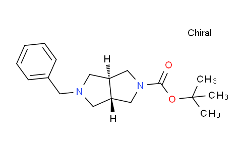 CAS No. 1588507-64-5, (3AS,6aS)-tert-butyl 5-benzylhexahydropyrrolo[3,4-c]pyrrole-2(1H)-carboxylate
