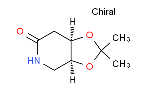 CAS No. 1429476-60-7, (3AS,7aR)-2,2-dimethyltetrahydro-[1,3]dioxolo[4,5-c]pyridin-6(3aH)-one