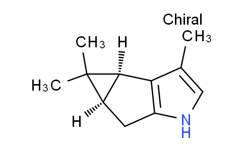 CAS No. 872117-38-9, (3BS,4aR)-3,4,4-trimethyl-3b,4,4a,5-tetrahydro-1H-cyclopropa[3,4]cyclopenta[1,2-b]pyrrole