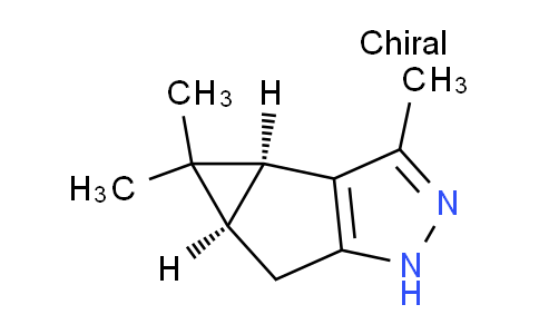 CAS No. 156145-76-5, (3BS,4aR)-3,4,4-trimethyl-3b,4,4a,5-tetrahydro-1H-cyclopropa[3,4]cyclopenta[1,2-c]pyrazole