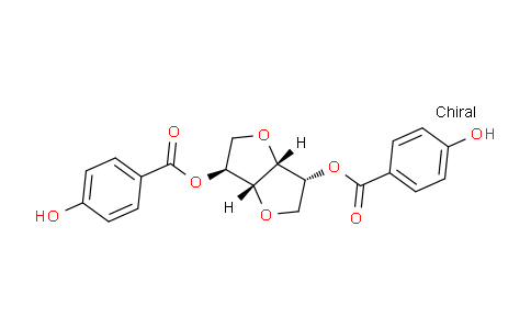 CAS No. 185756-31-4, (3R,3aR,6S,6aR)-Hexahydrofuro[3,2-b]furan-3,6-diyl bis(4-hydroxybenzoate)