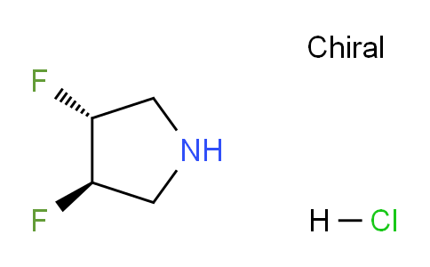 CAS No. 1279037-03-4, (3R,4R)-3,4-Difluoropyrrolidine hydrochloride
