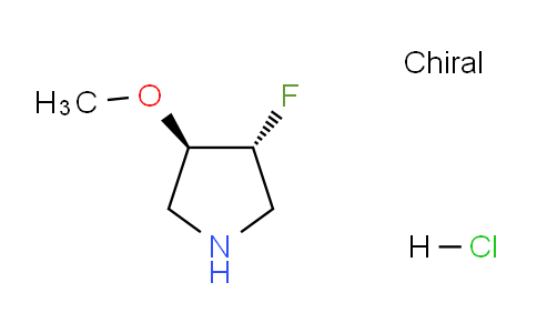 CAS No. 1523530-49-5, (3R,4R)-3-Fluoro-4-methoxypyrrolidine hydrochloride