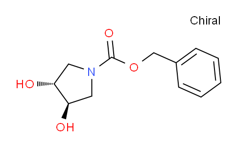 CAS No. 163439-83-6, (3R,4R)-Benzyl 3,4-dihydroxypyrrolidine-1-carboxylate