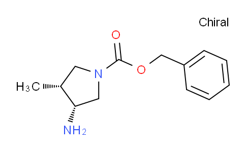 CAS No. 1931961-37-3, (3R,4R)-Benzyl 3-amino-4-methylpyrrolidine-1-carboxylate