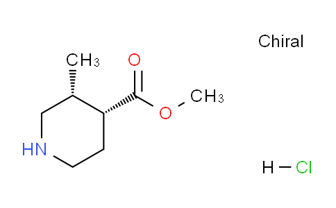 CAS No. 1400797-25-2, (3R,4R)-Methyl 3-methylpiperidine-4-carboxylate hydrochloride