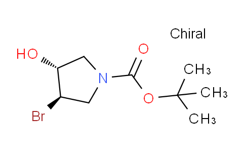 CAS No. 252574-02-0, (3R,4R)-tert-Butyl 3-bromo-4-hydroxypyrrolidine-1-carboxylate