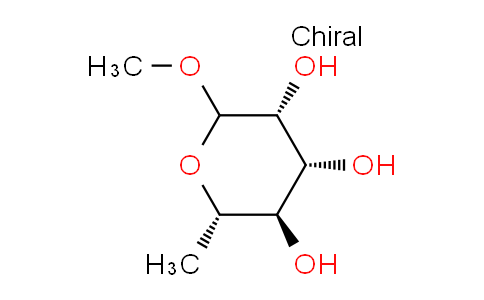 CAS No. 63864-94-8, (3R,4R,5R,6S)-2-Methoxy-6-methyltetrahydro-2H-pyran-3,4,5-triol