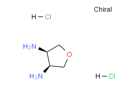 CAS No. 1033712-94-5, (3R,4S)-Tetrahydrofuran-3,4-diamine dihydrochloride