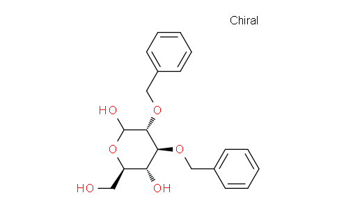 CAS No. 18933-71-6, (3R,4S,5R,6R)-3,4-Bis(benzyloxy)-6-(hydroxymethyl)tetrahydro-2H-pyran-2,5-diol