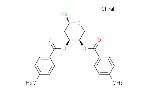 CAS No. 20535-28-8, (3R,4S,6S)-6-Chlorotetrahydro-2H-pyran-3,4-diyl bis(4-methylbenzoate)