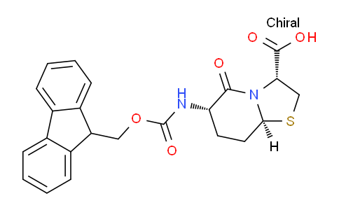 CAS No. 149563-21-3, (3R,6S,8aS)-6-((((9H-Fluoren-9-yl)methoxy)carbonyl)amino)-5-oxohexahydro-2H-thiazolo[3,2-a]pyridine-3-carboxylic acid