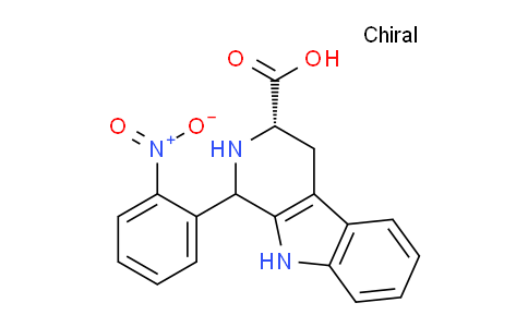 CAS No. 1632146-43-0, (3S)-1-(2-Nitrophenyl)-2,3,4,9-tetrahydro-1H-pyrido[3,4-b]indole-3-carboxylic acid