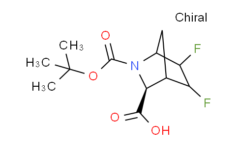 CAS No. 1263174-55-5, (3S)-2-(tert-Butoxycarbonyl)-5,6-difluoro-2-azabicyclo[2.2.1]heptane-3-carboxylic acid
