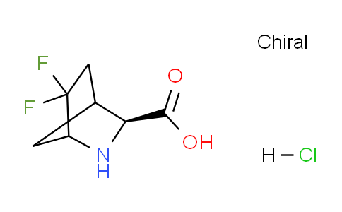 CAS No. 1394052-57-3, (3S)-6,6-Difluoro-2-azabicyclo[2.2.1]heptane-3-carboxylic acid hydrochloride