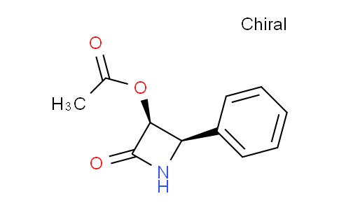 CAS No. 146924-96-1, (3S,4R)-2-Oxo-4-phenylazetidin-3-yl acetate