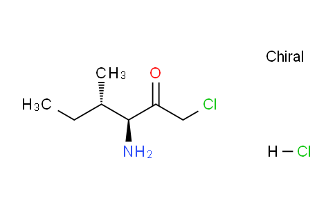 CAS No. 59079-44-6, (3S,4S)-3-Amino-1-chloro-4-methylhexan-2-one hydrochloride