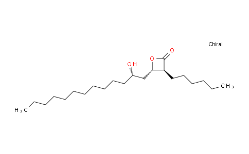 CAS No. 68711-40-0, (3S,4S)-3-Hexyl-4-((S)-2-hydroxytridecyl)oxetan-2-one