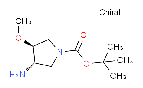 CAS No. 1001635-01-3, (3S,4S)-tert-Butyl 3-amino-4-methoxypyrrolidine-1-carboxylate