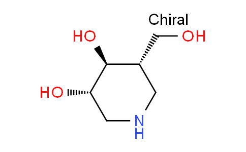 CAS No. 319924-35-1, (3S,4S,5S)-5-(Hydroxymethyl)piperidine-3,4-diol