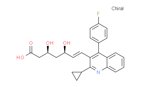 MC621146 | 254452-86-3 | (3S,5R,E)-7-(2-Cyclopropyl-4-(4-fluorophenyl)quinolin-3-yl)-3,5-dihydroxyhept-6-enoic acid