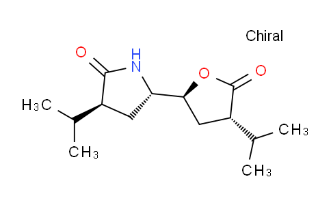 CAS No. 934841-30-2, (3S,5S)-3-Isopropyl-5-((2S,4S)-4-isopropyl-5-oxotetrahydrofuran-2-yl)pyrrolidin-2-one