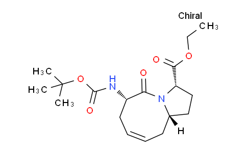 CAS No. 549521-78-0, (3S,6S,10aR)-Ethyl 6-((tert-butoxycarbonyl)amino)-5-oxo-1,2,3,5,6,7,10,10a-octahydropyrrolo[1,2-a]azocine-3-carboxylate