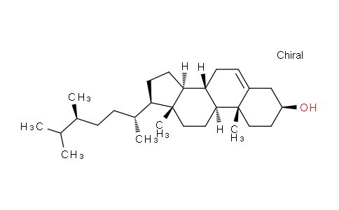 CAS No. 4651-51-8, (3S,8S,9S,10R,13R,14S,17R)-17-((2R,5S)-5,6-Dimethylheptan-2-yl)-10,13-dimethyl-2,3,4,7,8,9,10,11,12,13,14,15,16,17-tetradecahydro-1H-cyclopenta[a]phenanthren-3-ol