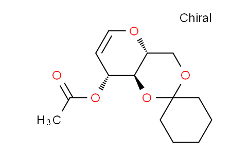 DY621170 | (4A'R,8'R,8a'S)-4',4a',8',8a'-tetrahydrospiro[cyclohexane-1,2'-pyrano[3,2-d][1,3]dioxin]-8'-yl acetate