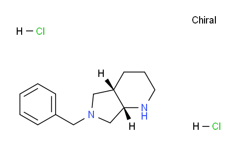 CAS No. 1059609-67-4, (4aS,7aS)-6-Benzyloctahydro-1H-pyrrolo[3,4-b]pyridine dihydrochloride
